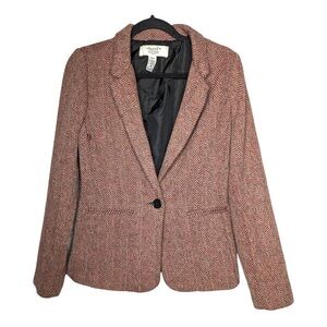 American Rag Herringbone Blazer | Color Ketchup | Size Medium | NWT